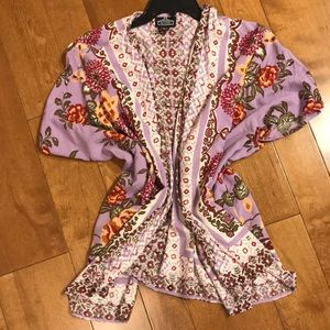 Angie boho type lightweight kimono coverup.